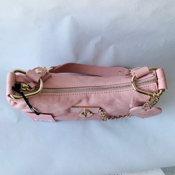 Juicy Couture Exclusive Rolling On Hobo Pink Diamond Shoulder Bag NWT - Picture 3 of 14